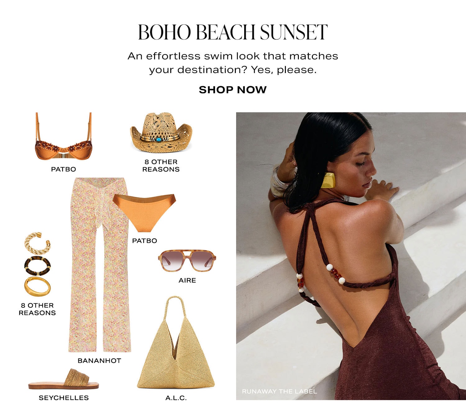 Boho Beach Sunset. Shop Now.