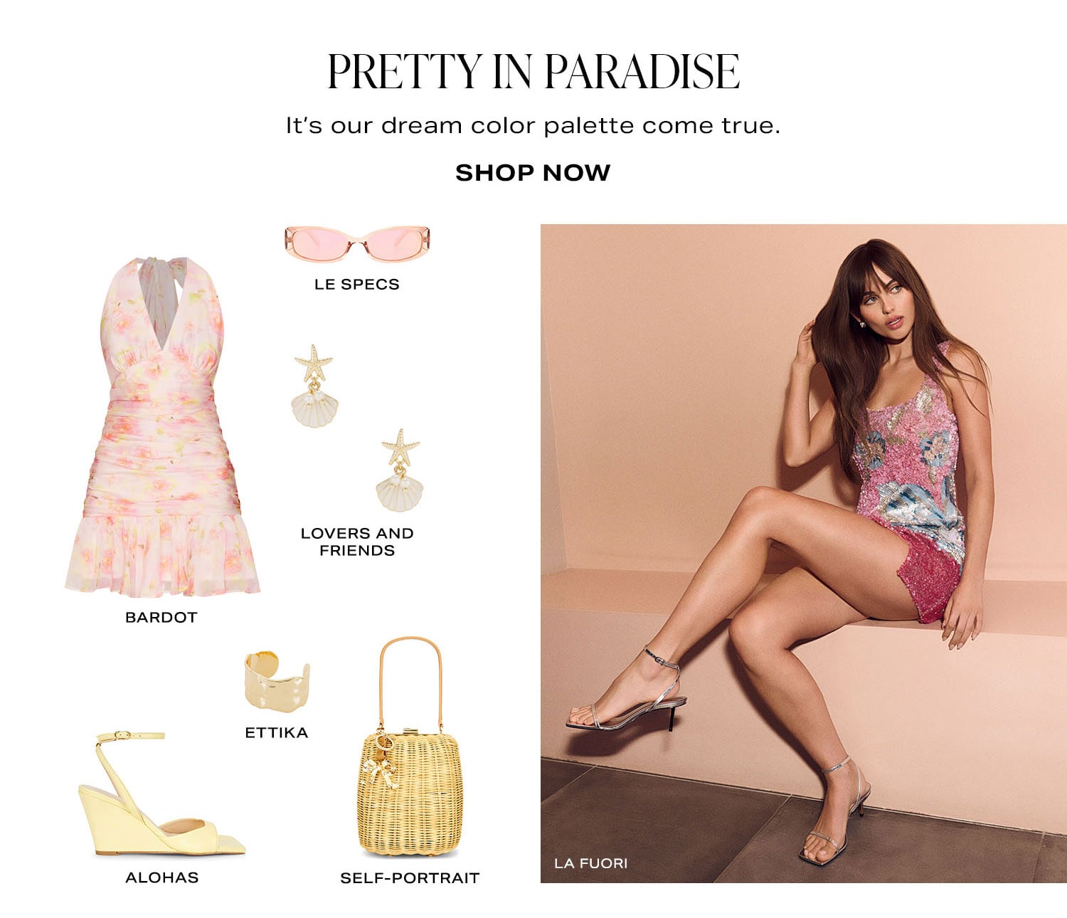 Pretty In Paradise. Shop Now.