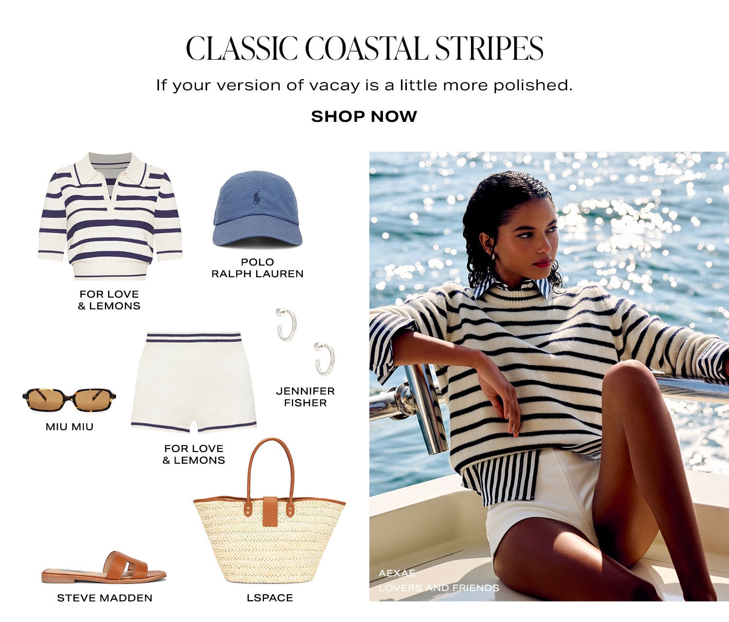 Classic Coastal Stripes. Shop Now.