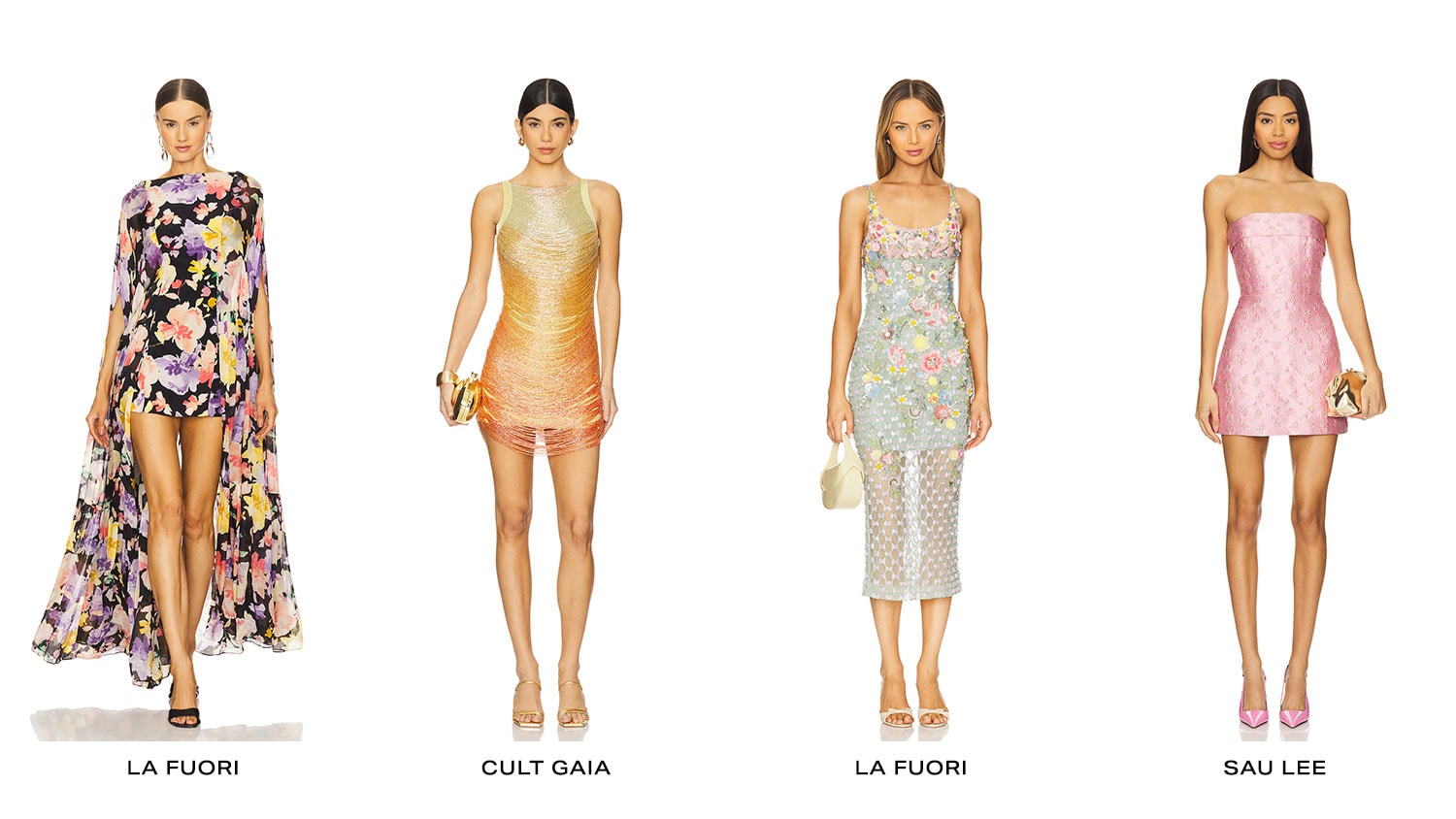 Spring's Best Dresses. Product Assortment 1. Shop Now.