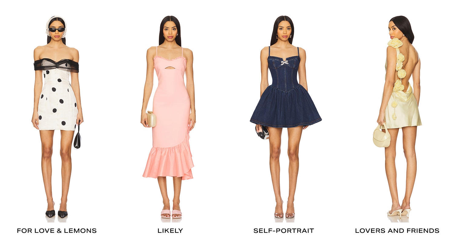 Spring's Best Dresses. Product Assortment 3. Shop Now.