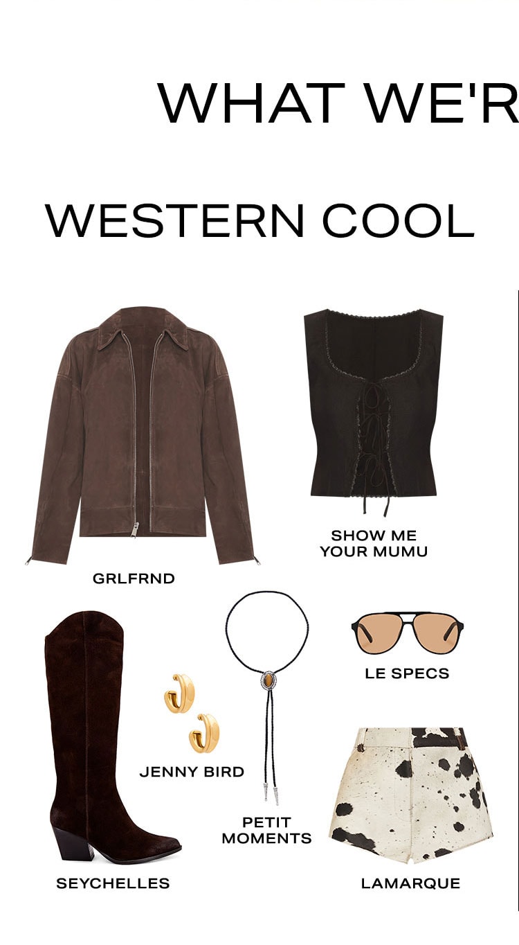 What We're Wearing: Western Cool.. Shop Now.