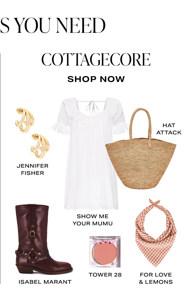 The 2 Looks You Need: Cottagecore. Shop Now.