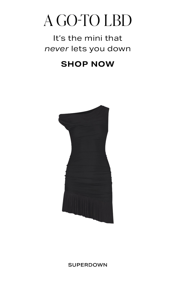 A Go-To LBD. It's the mini that never lets you down. Shop Now.