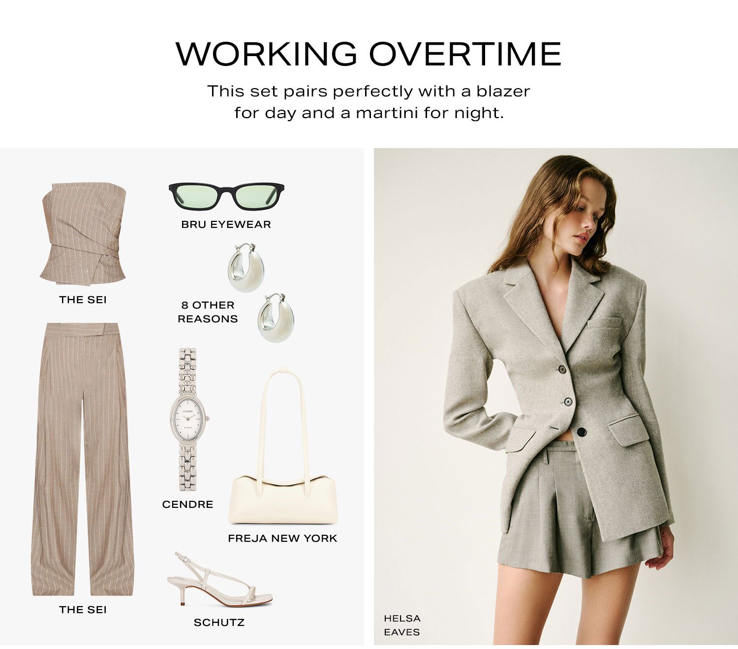 What Are You Doing This Week? Working Overtime. Desk days feel a little better when your outfit is this cute.