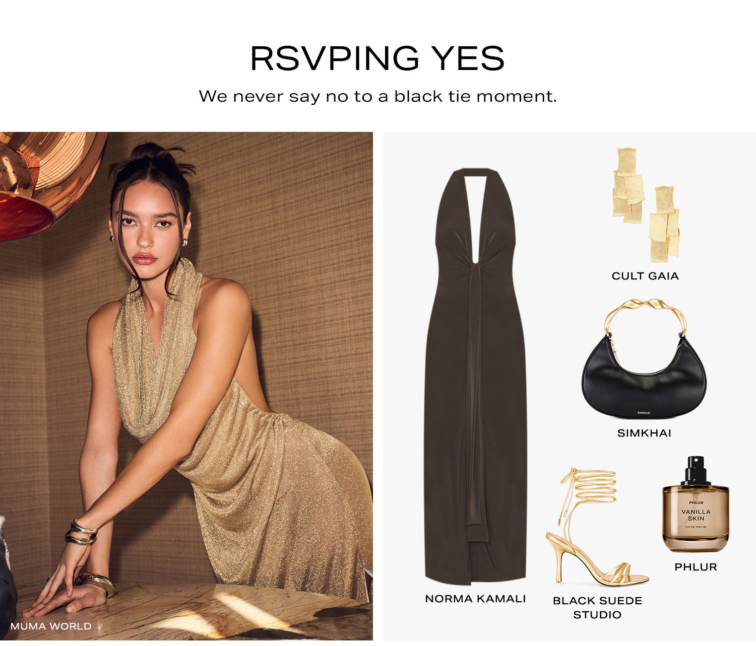 What Are You Doing This Week? RSVPing Yes. We never say no to a black tie moment.