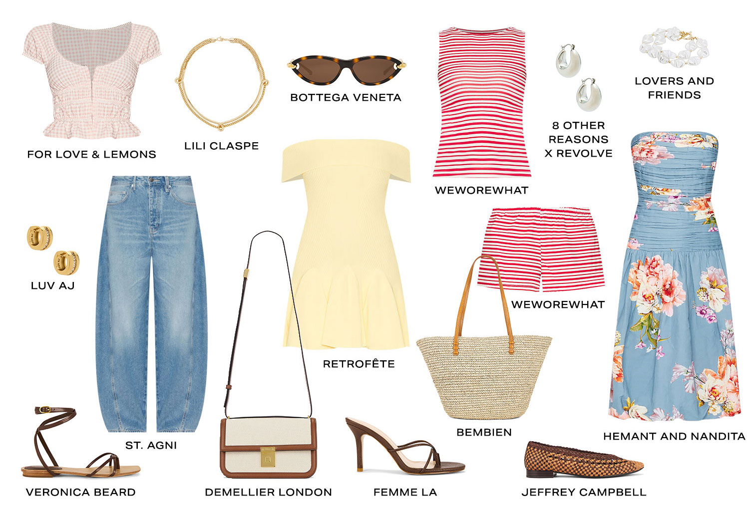 A Summer Vibe. Product Assortment. 