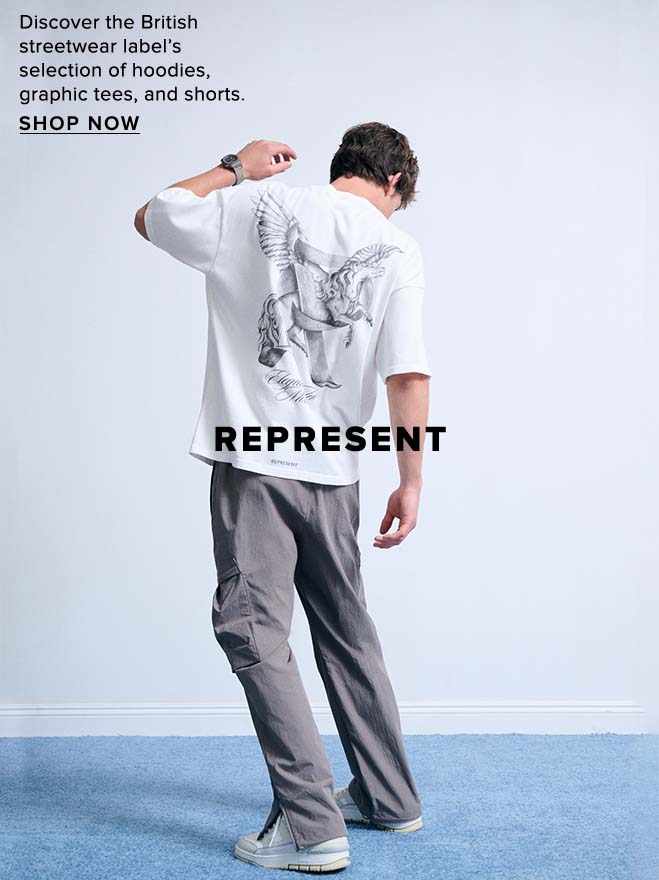 REPRESENT. Shop Now.