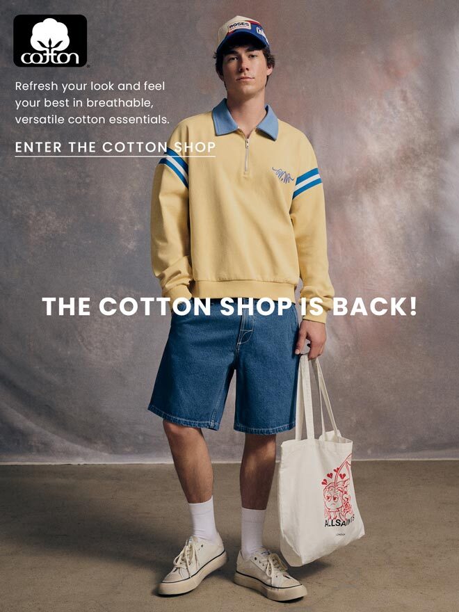 THE COTTON SHOP IS BACK! Enter The Cotton Shop.