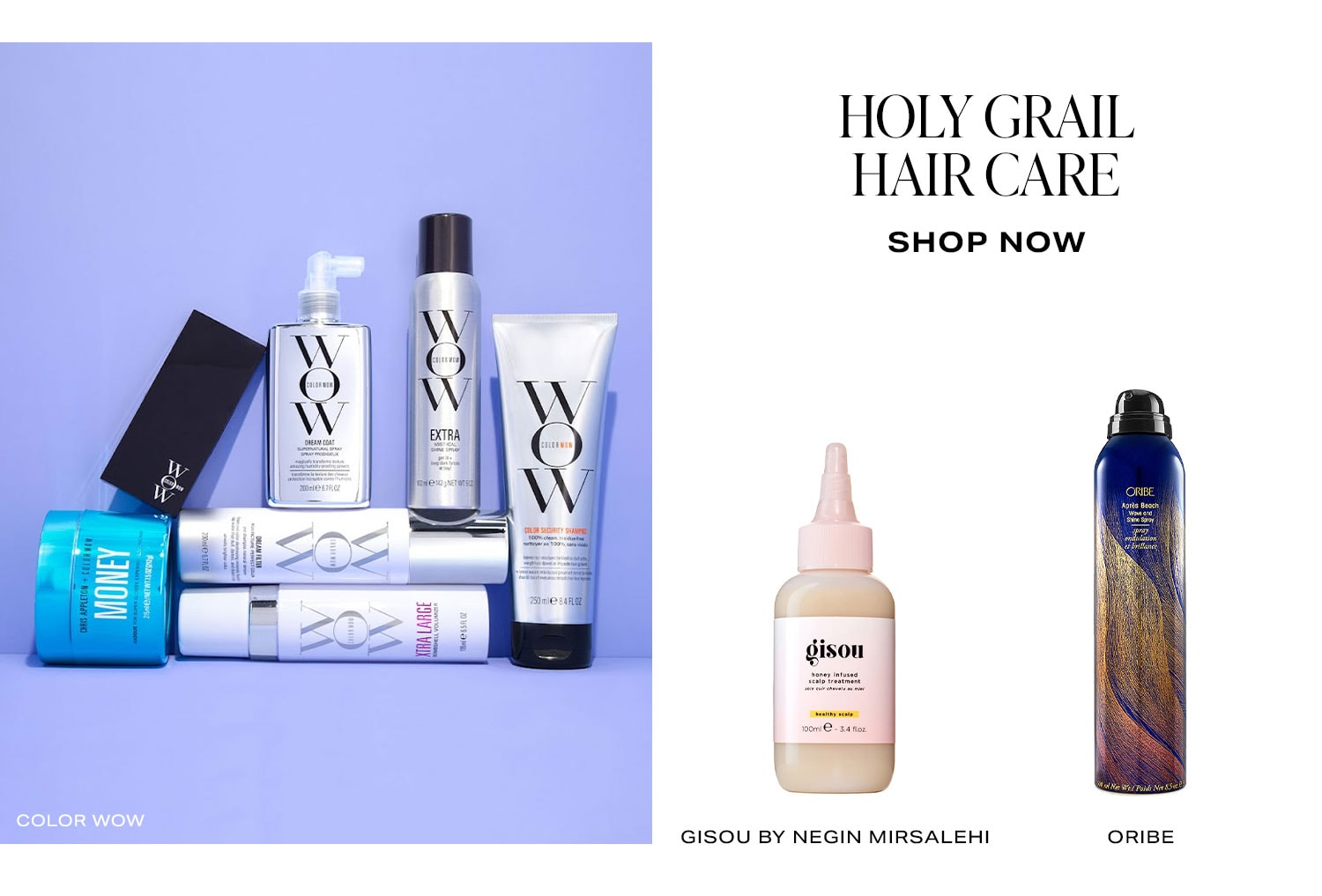 Holy Grail Hair Care. Shop Now.