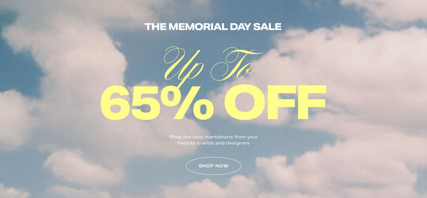 The Memorial Day Sale Up To 65% Off
