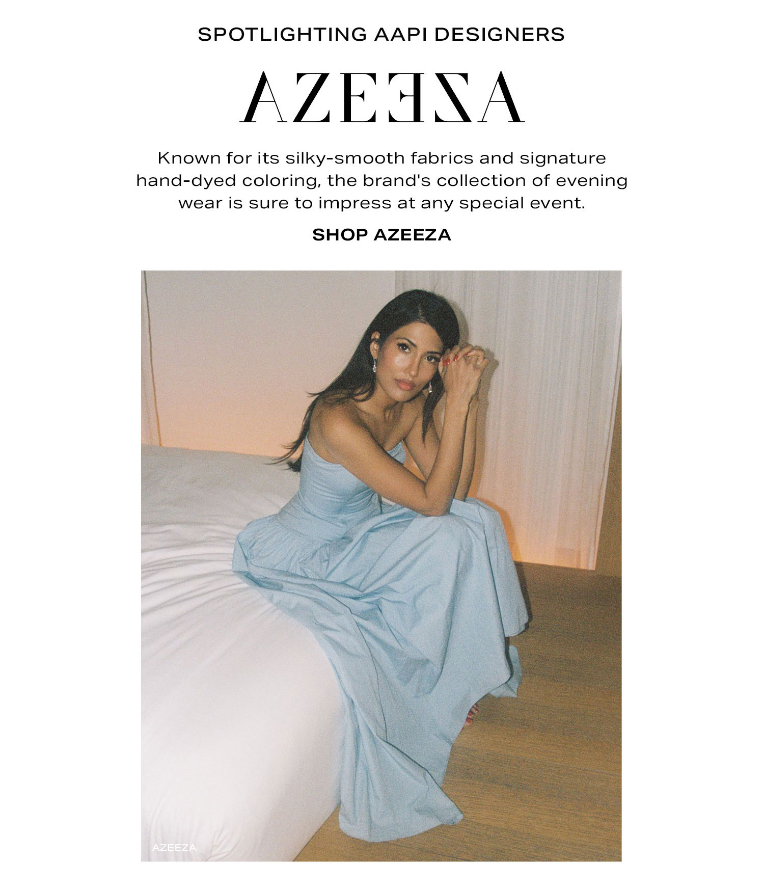 Spotlighting AAPI Designers: Shop Azeeza