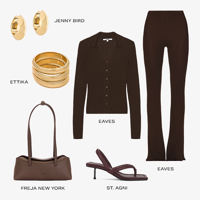 Style and comfort can indeed co-exist—especially on those days when getting ready feels more like a mission. The solution? Matching sets that are as cozy as they are put-together. Just add a cute heel and the latest It bag to give it a fashion POV.