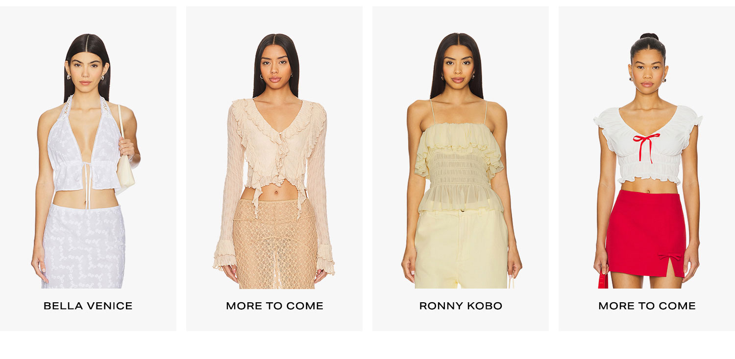 Vintage Inspired. Row of Product.