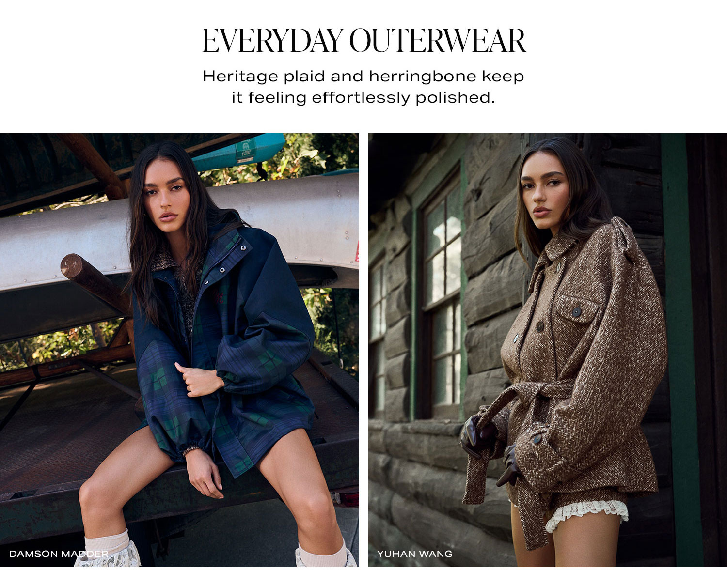 Everyday Outerwear. Shop Now. 