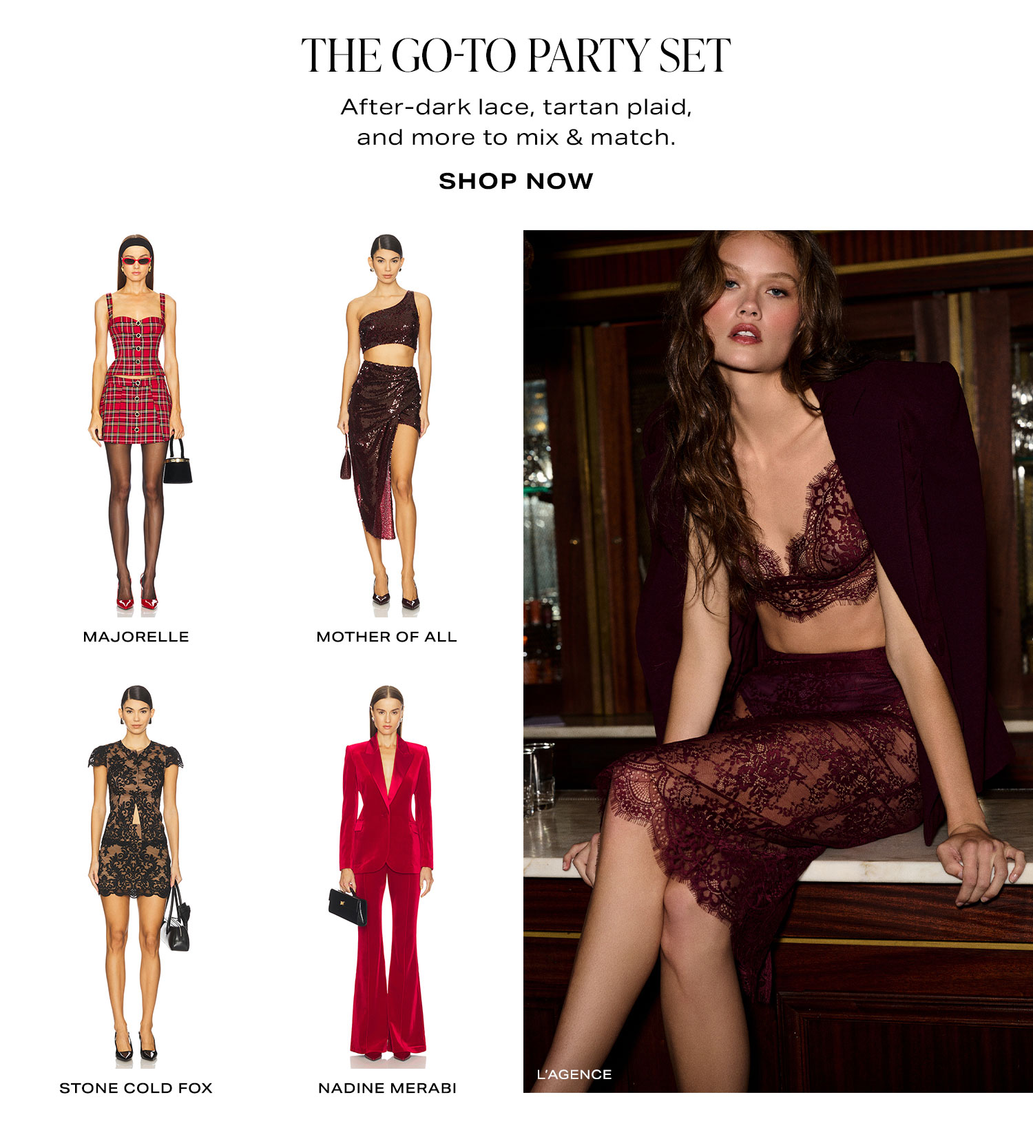 The Go-To Party Set. Shop Now.