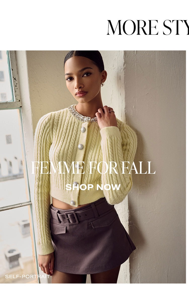 More Style Inspo: Femme For Fall. Shop Now.
