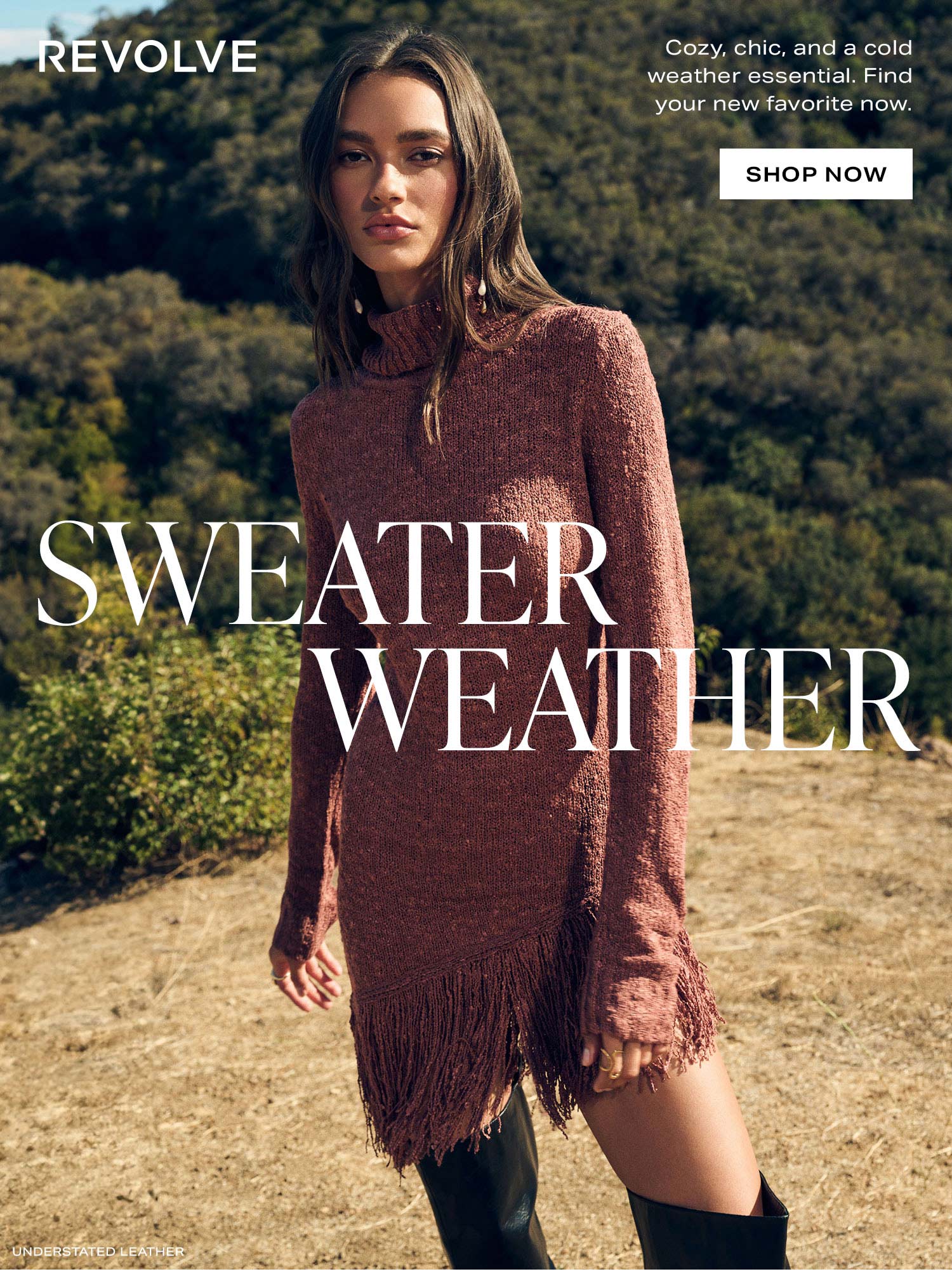 SWEATER WEATHER. SHOP NOW