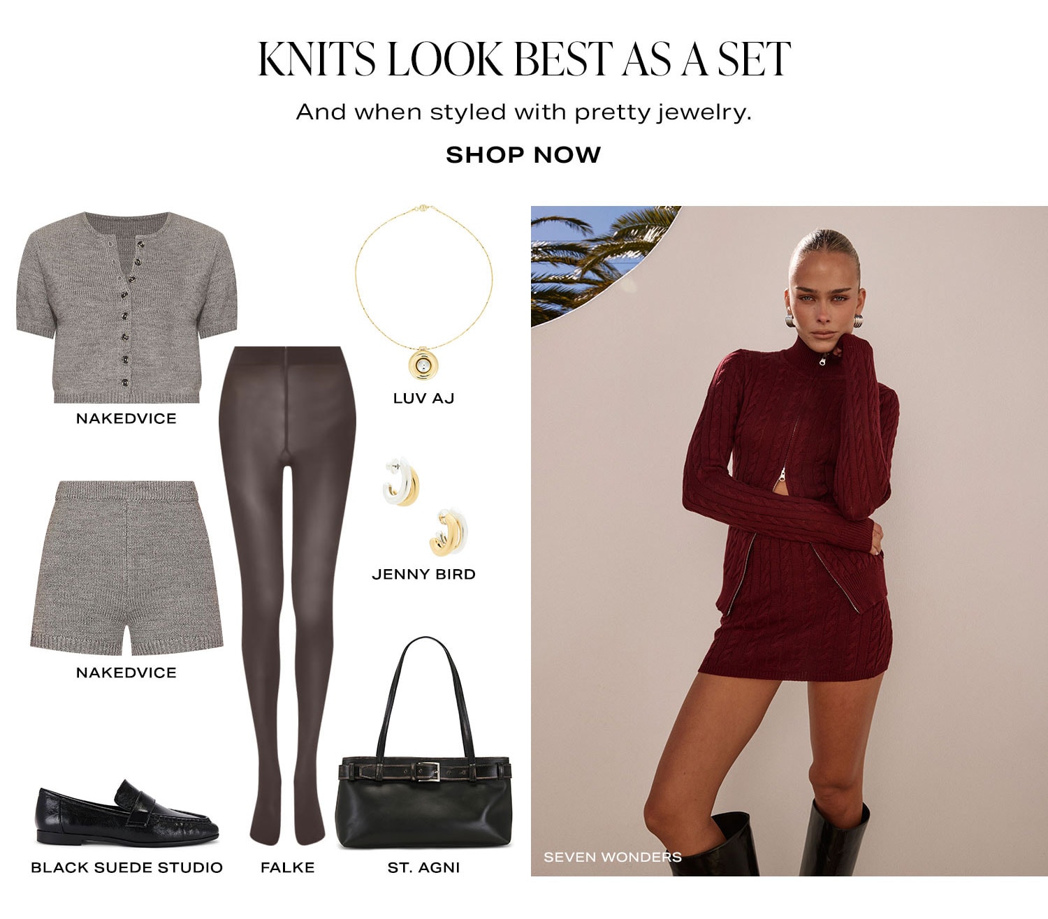 Knits Look Bets As A Set. Shop Now.