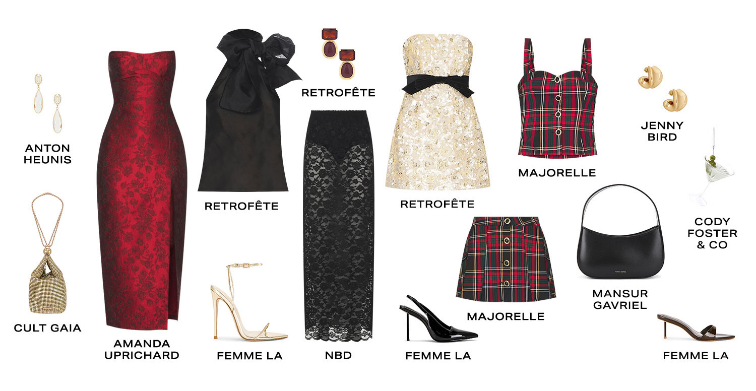 A Very REVOLVE Holiday. Product Assortment.