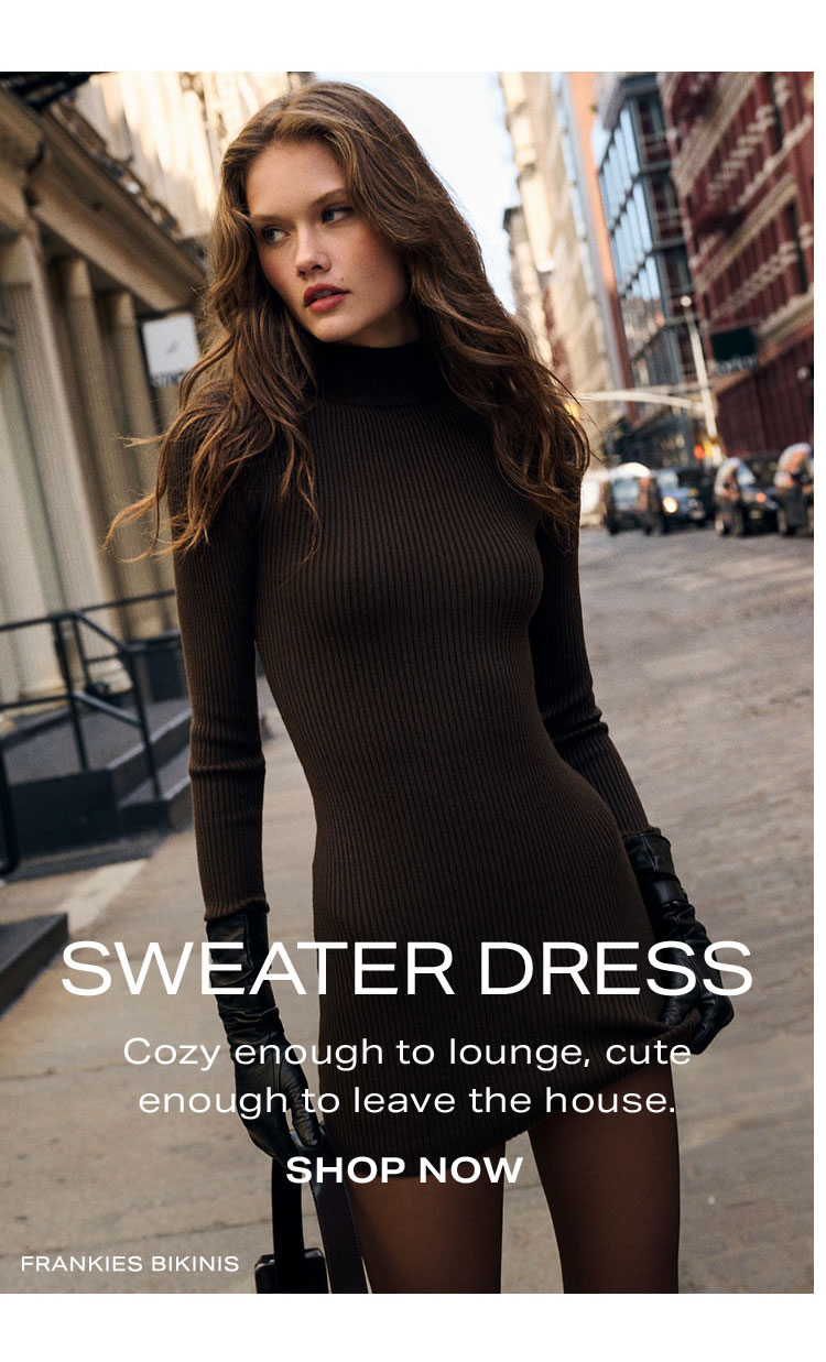 Sweater Dress. Shop Now