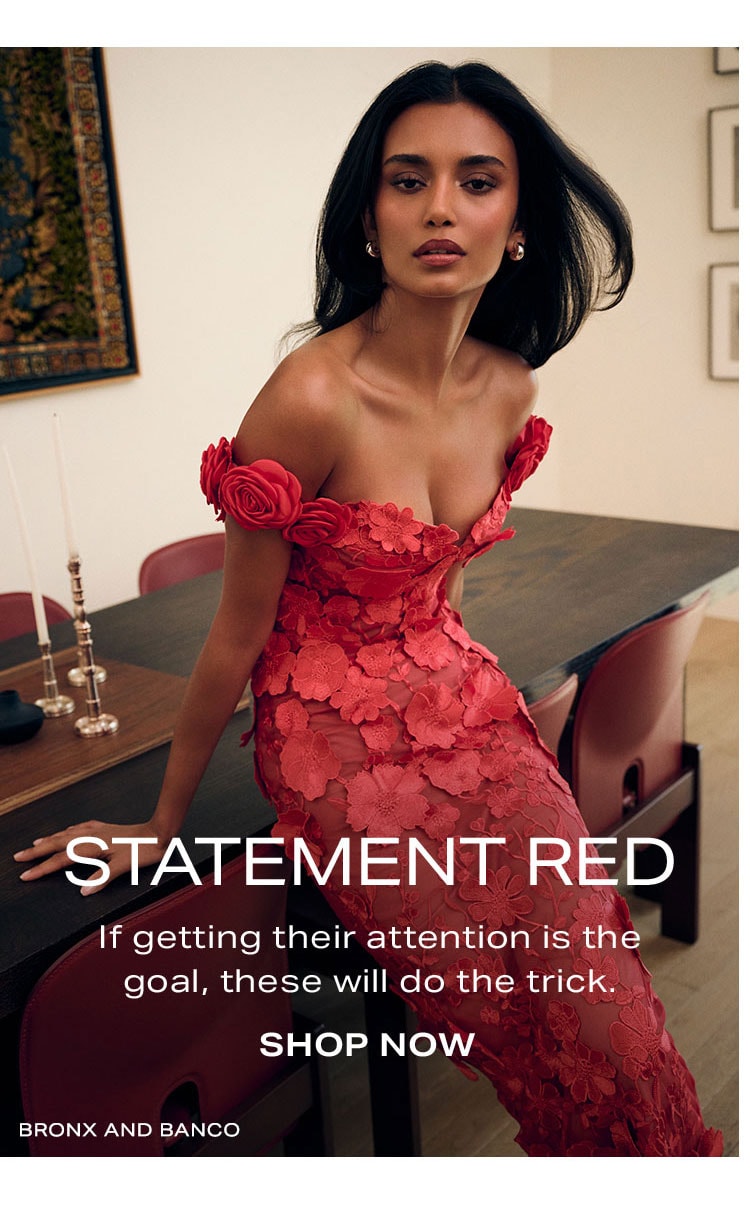 Statement Red. Shop Now