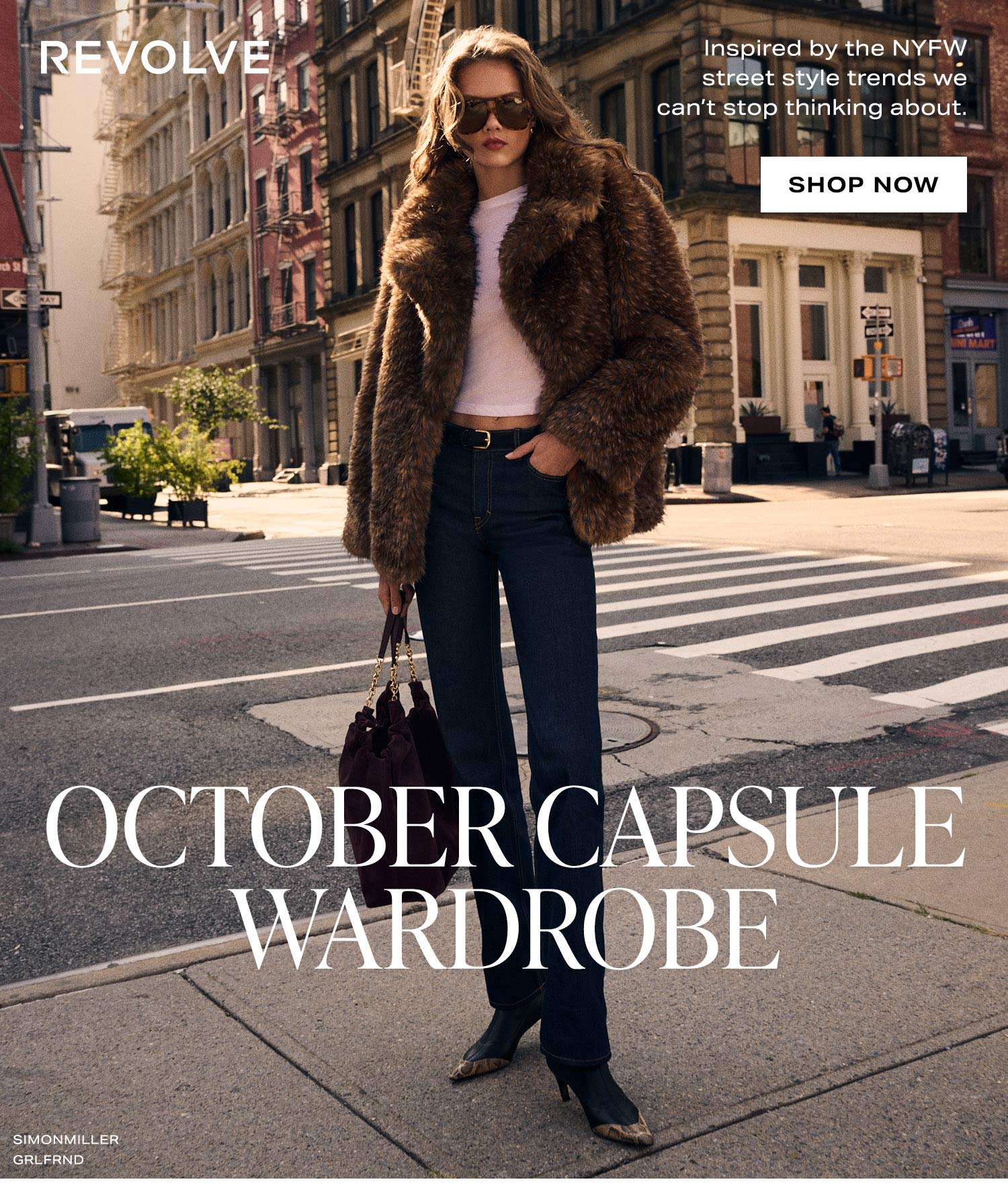 October Capsule Wardrobe. Inspired by the NYFW street style trends we can't stop thinking about. Shop Now.