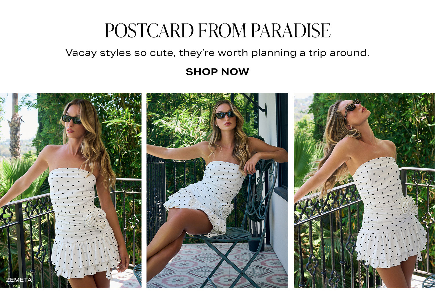 Postcard From Paradise. Vacay styles so cute, they're worth planning a trip around. Shop Now.