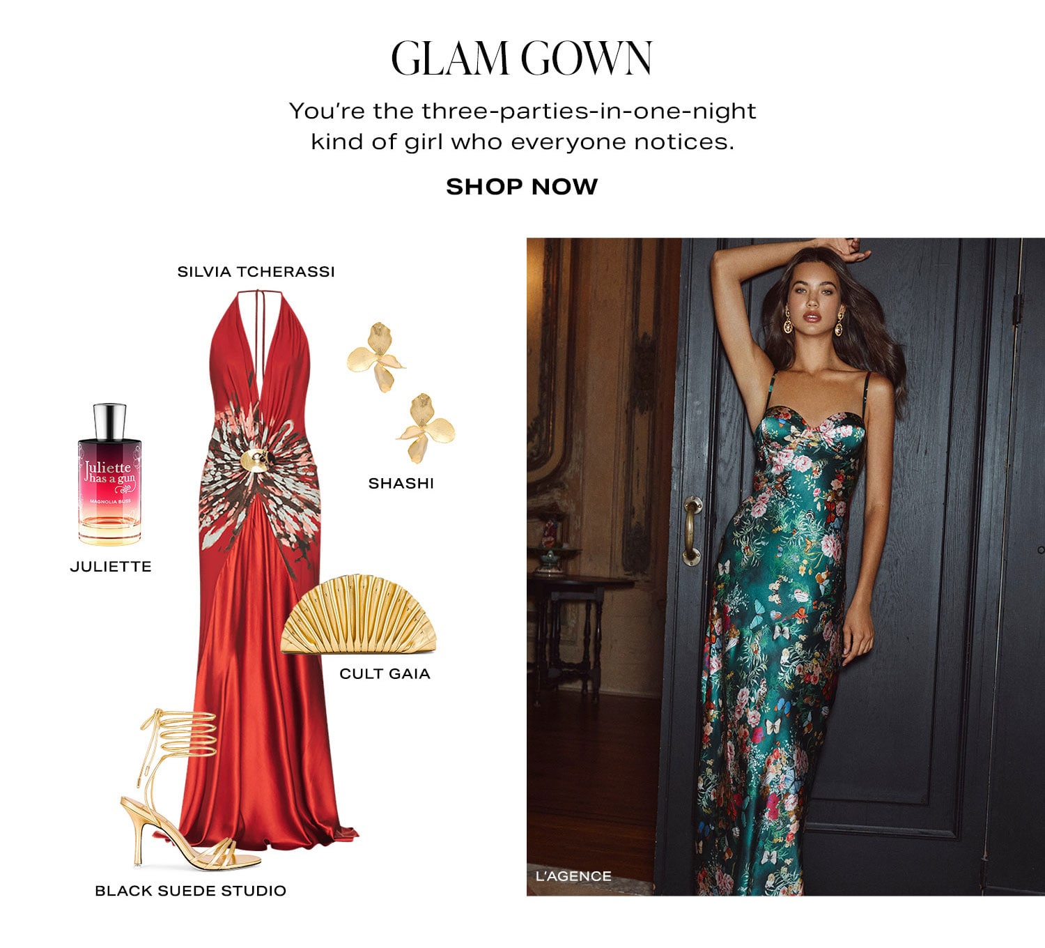 Glam Gown. Shop Now