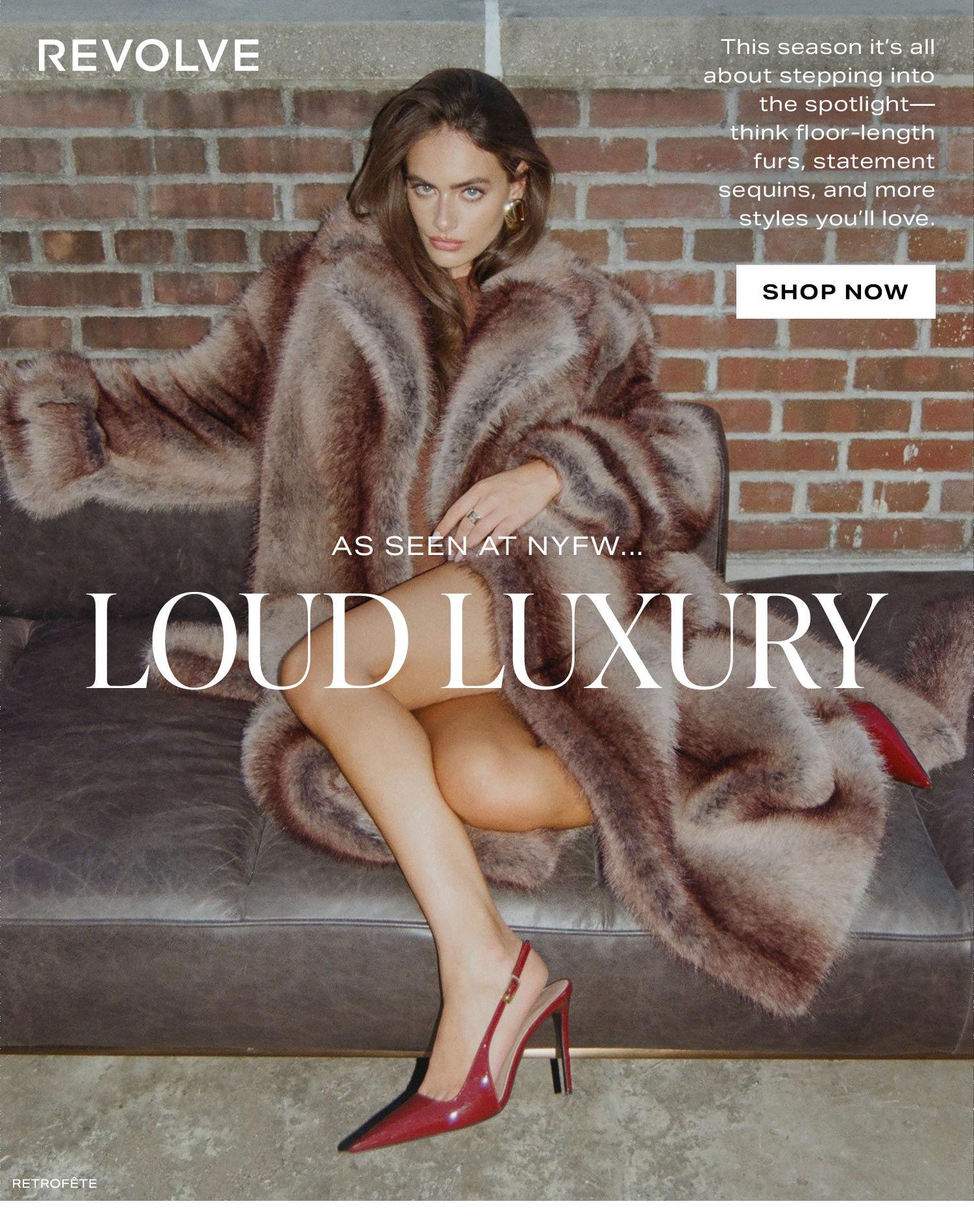 As Seen At NYFW... Loud Luxury. Shop Now.