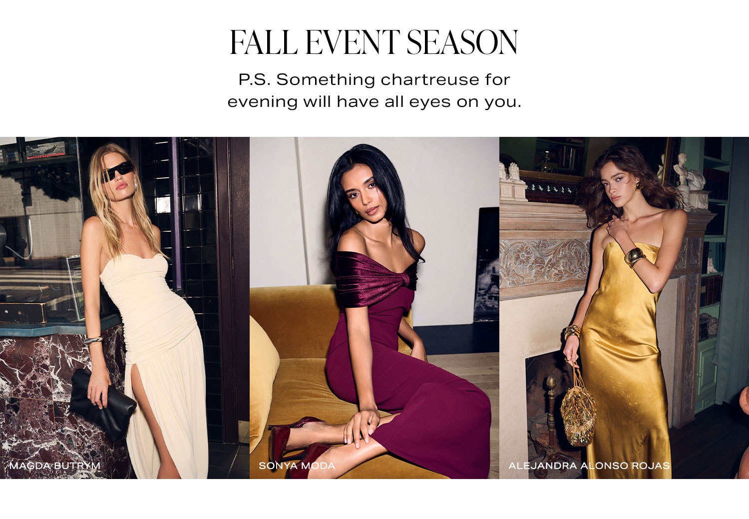 Fall Event Season. 