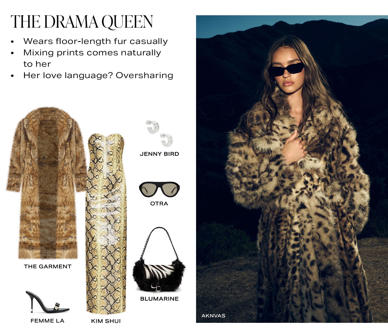 The Drama Queen. Product Assortment.