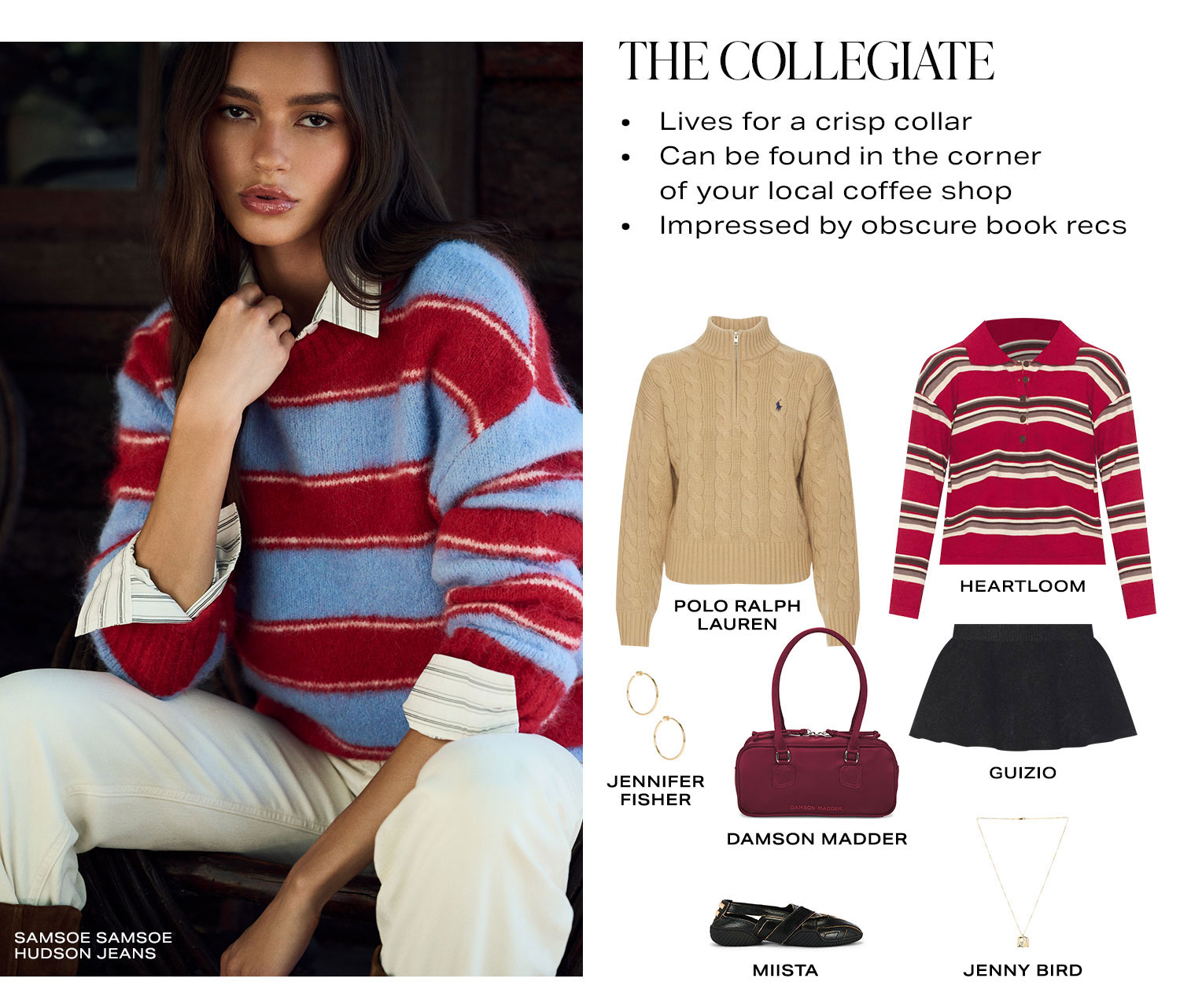 The Collegiate. Product Assortment.