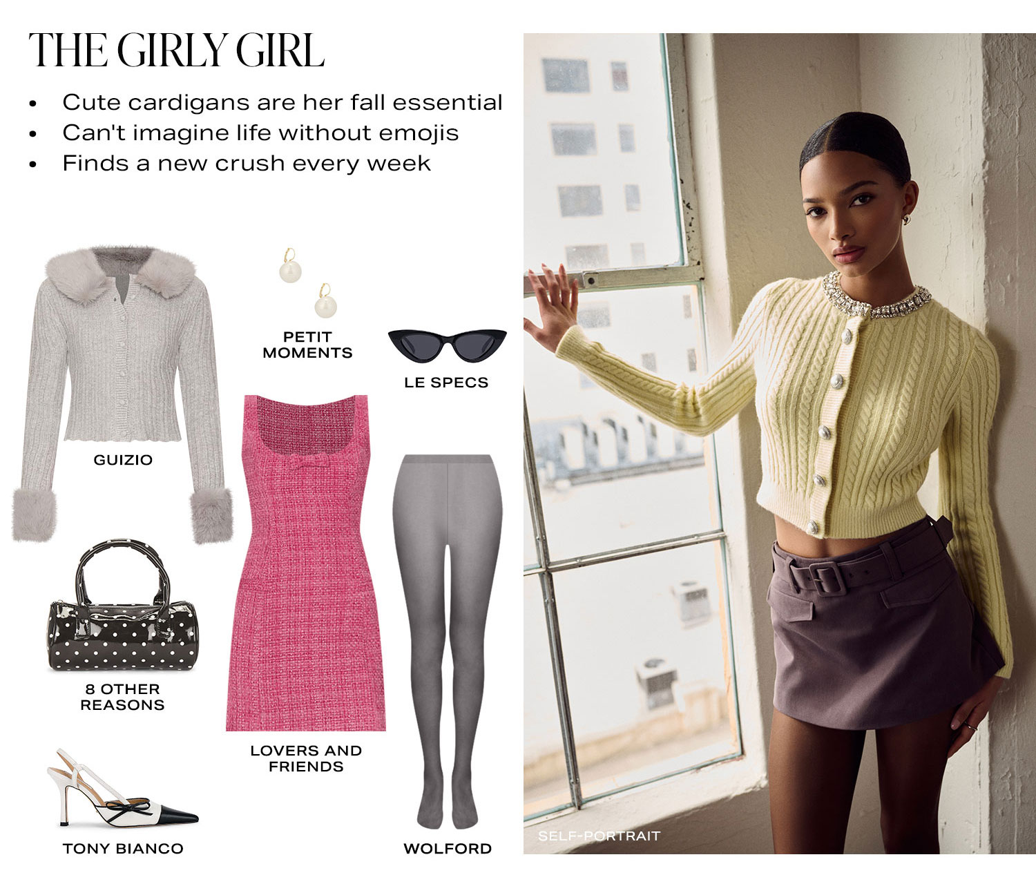 The Girly Girl. Product Assortment.