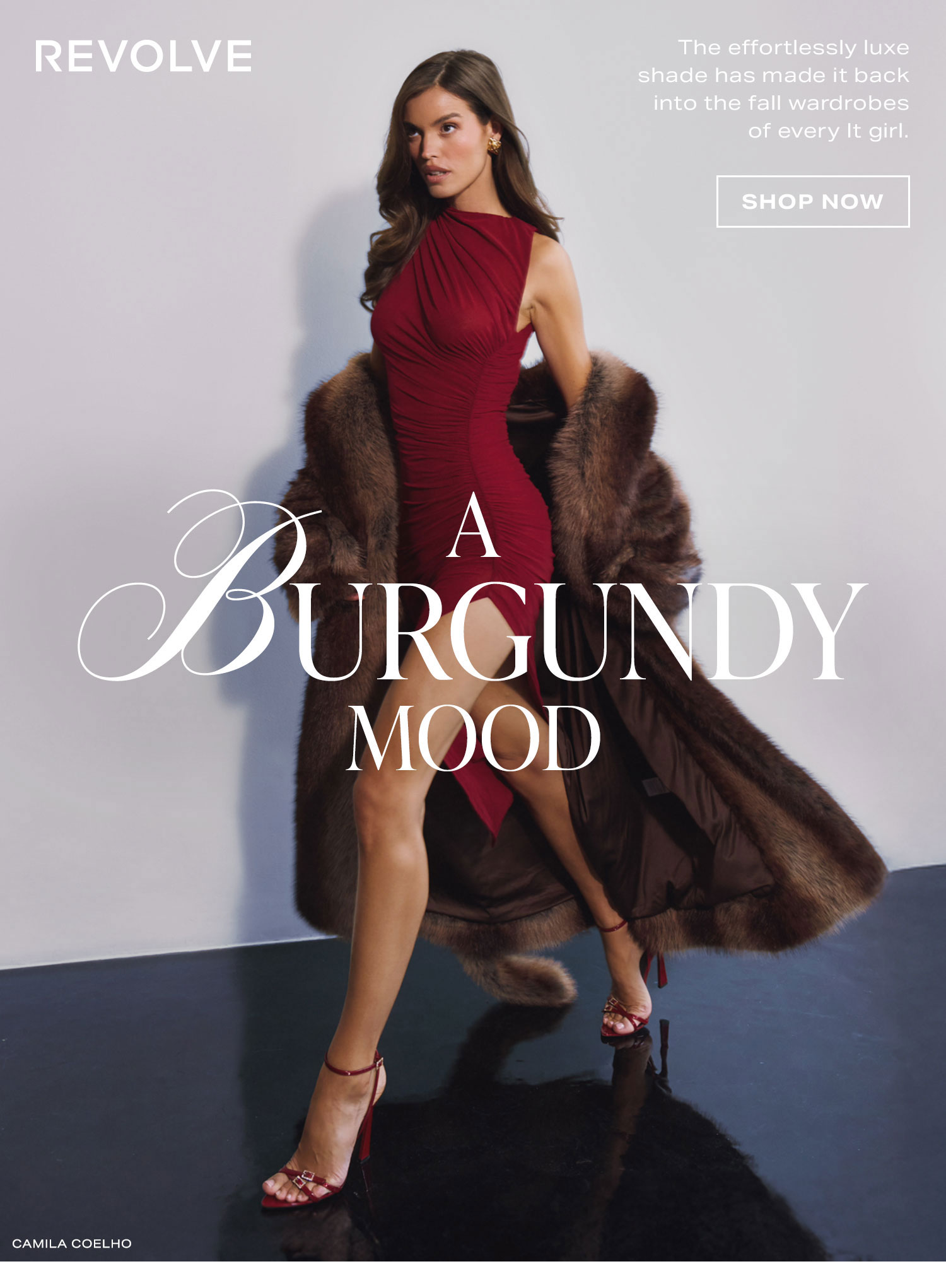 A Burgundy Mood. Shop Now.