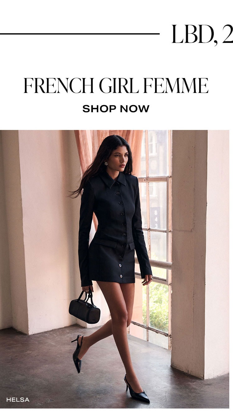 LBD, 2 Ways: French Girl Femme. Shop Now.