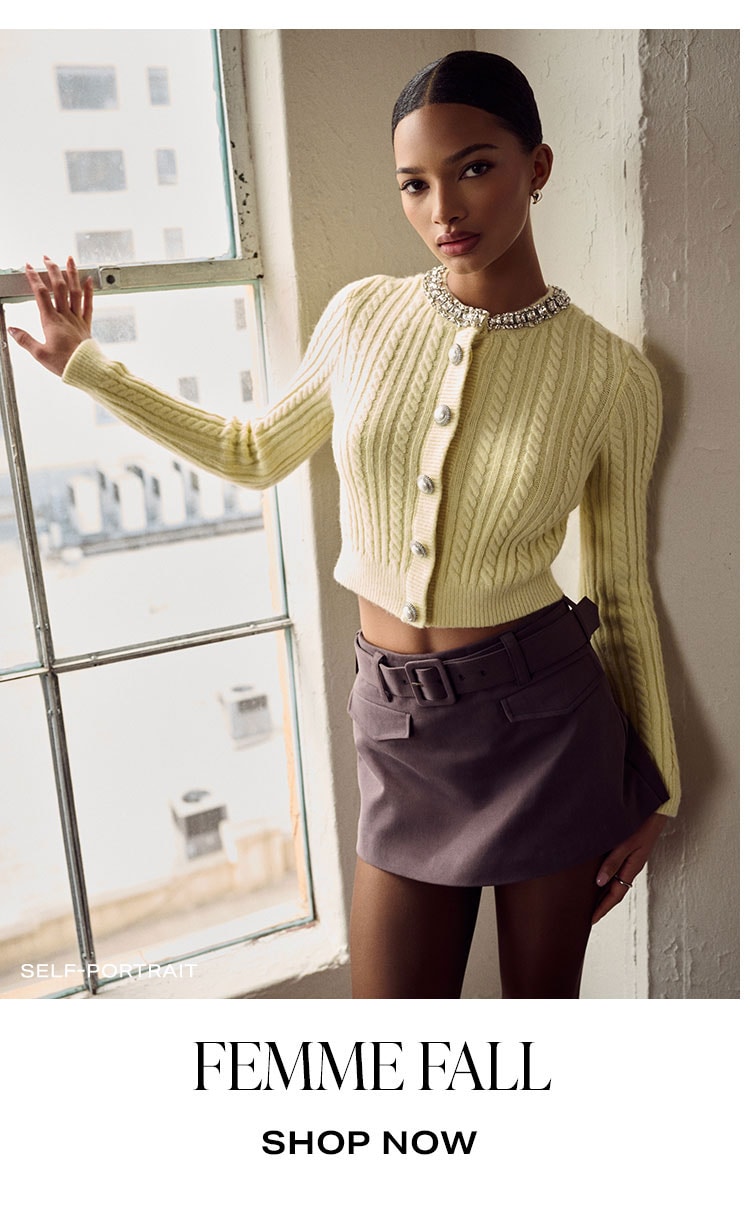Trending Now: Femme Fall. Shop Now.