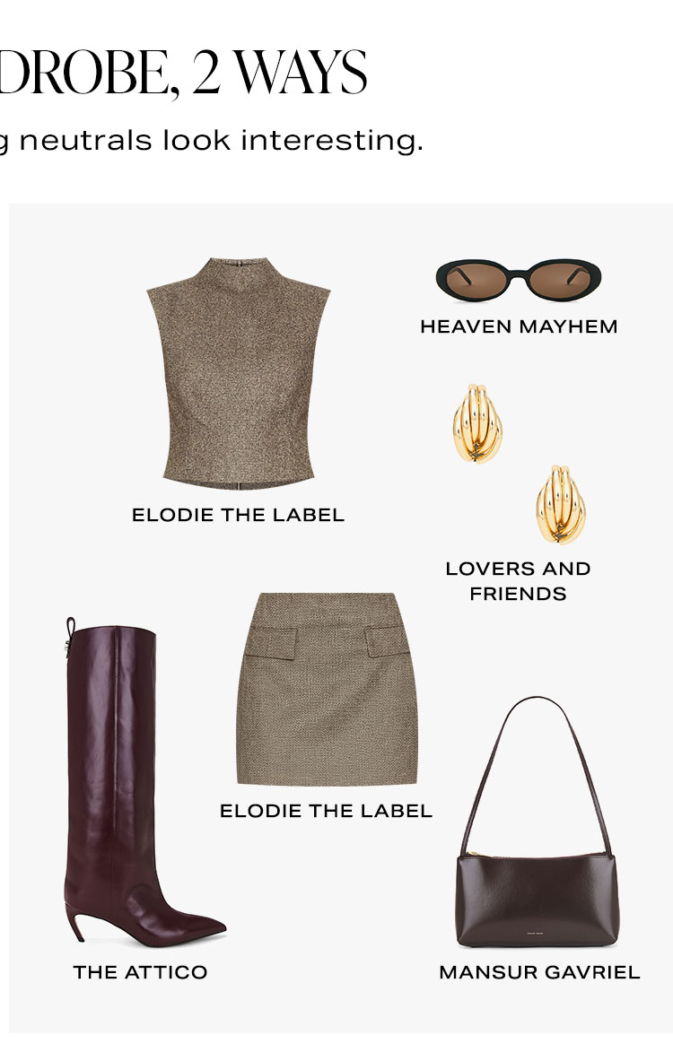 Capsule Wardrobe, 2 Ways. Neutrals 2