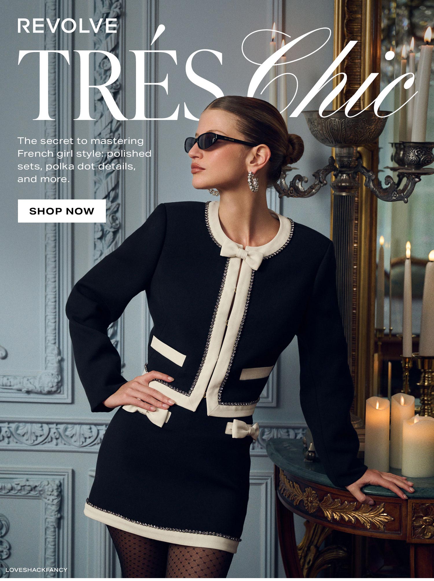Trés Chic. The secret to mastering French girl style: polished sets, polka dot dresses, and ultra-femme details. Shop Now.