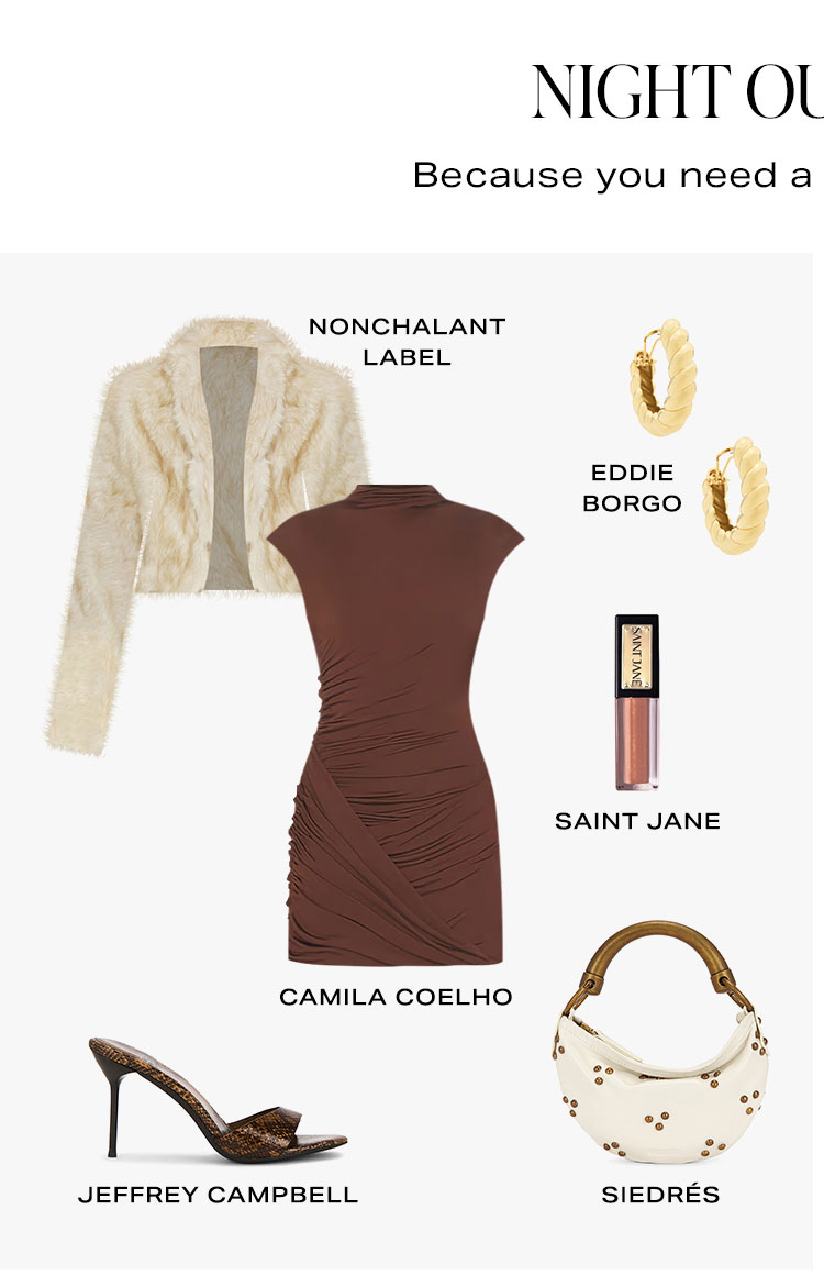 Night Out, 2 Ways. Because you need a look for every mood. Look 1.