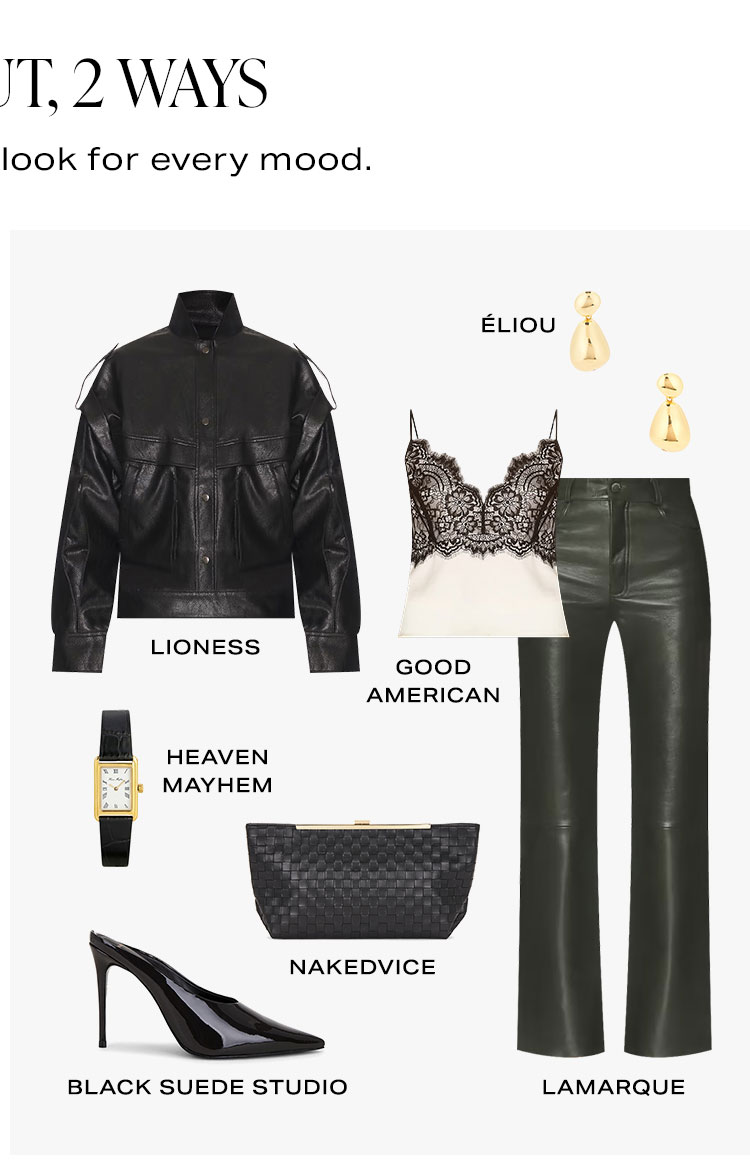 Night Out, 2 Ways. Because you need a look for every mood. Look 2.