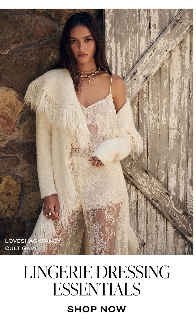 REVOLVE Favorites: Lingerie Dressing Essentials. Shop Now.