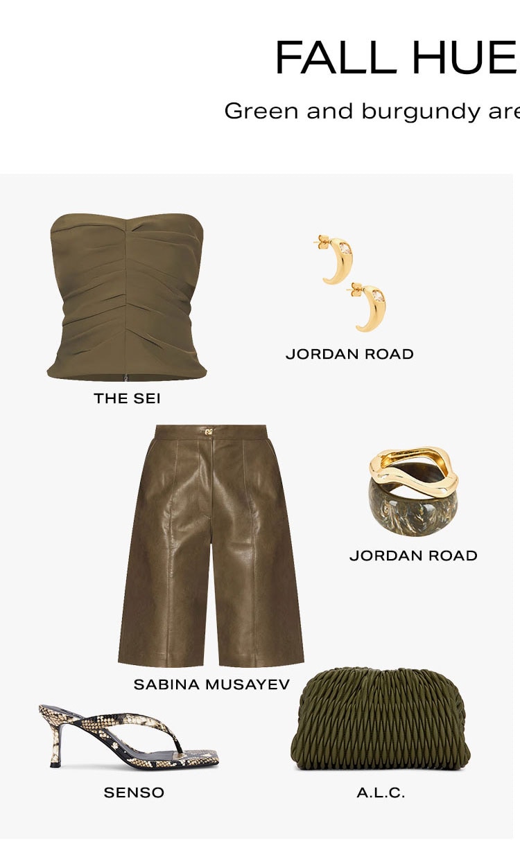 Fall Hues, 2 Ways. Green. Shop Now.