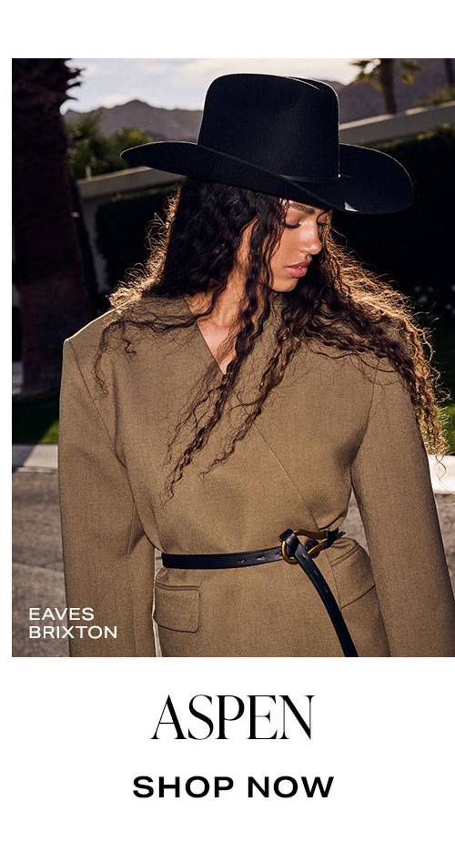 Destination Dressing: Aspen. Shop Now.