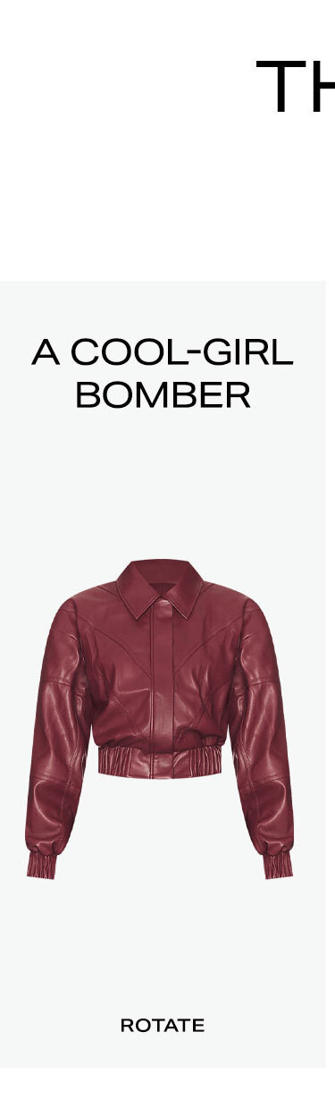 The 4 Jackets You Need This Fall: A Cool-Girl Bomber.