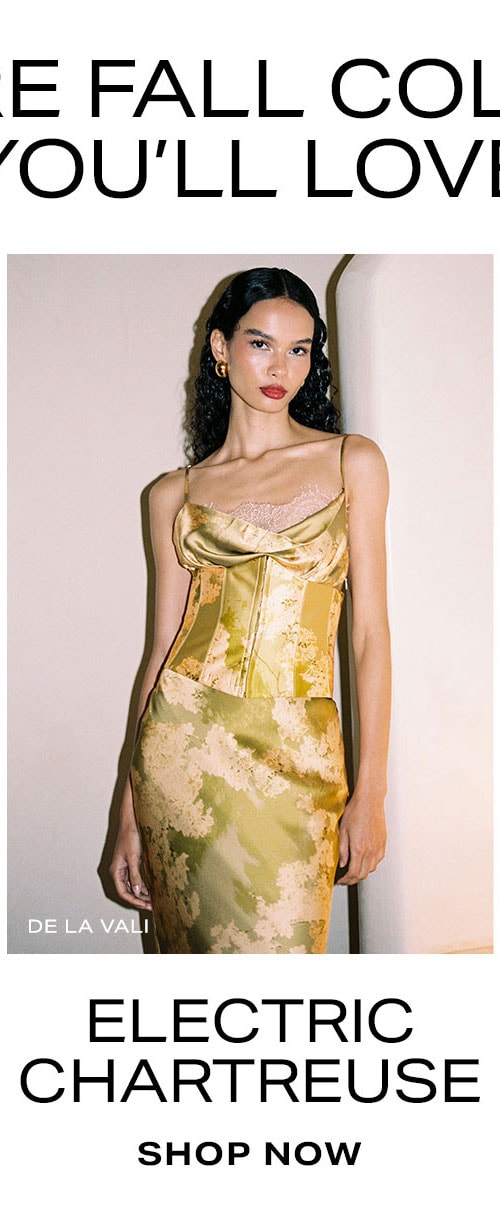 Electric Chartreuse. Shop Now