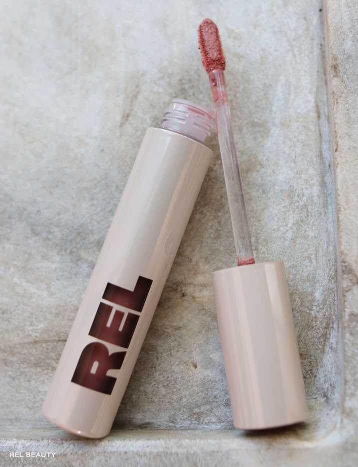 An open container of REL Beauty Hydrating Cream Blush.