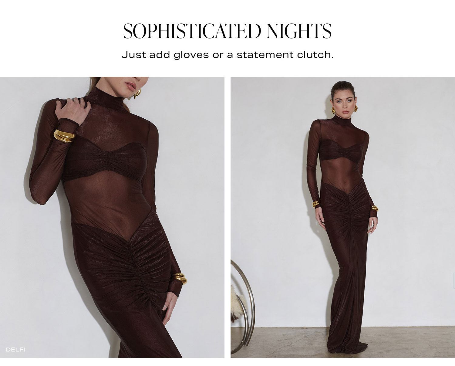 Sophisticated Nights. Just add gloves or a statement clutch.