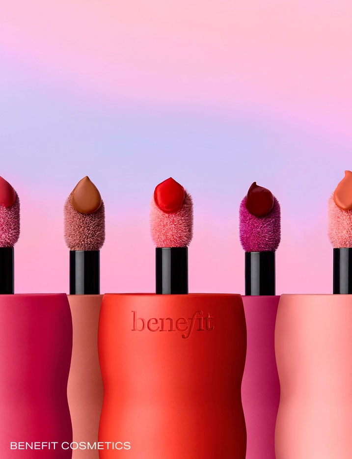 Benefit liquid blush.