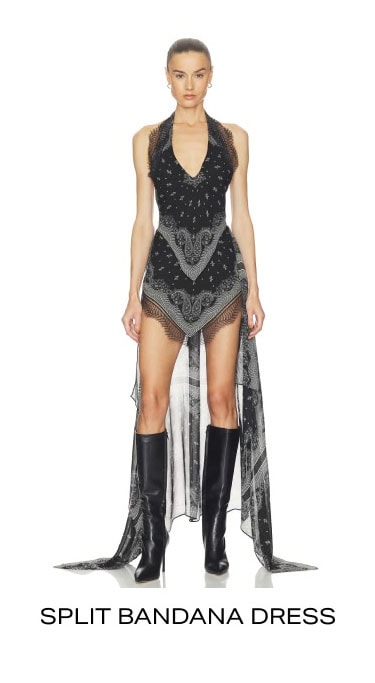 Split Bandana Dress